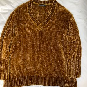 Zara Knit Chenille Sweater